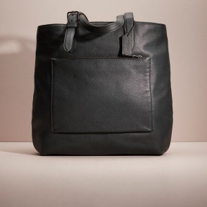 Férfi COACH® Restored Metropolitan Soft Tote Szürke Sötétkék | HUZUS236