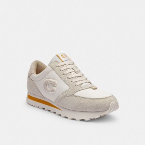 Férfi COACH® Runner Sportcipő Szürke Fehér | HUAHN141