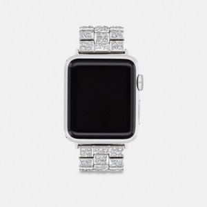 Női COACH® Apple Strap, 38 Mm, 40 Mm And 41 Mm Óra Titán | HUPJI610