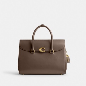 Női COACH® Broome Carryall 36 Kézitáska Sötétszürke | HURVY824