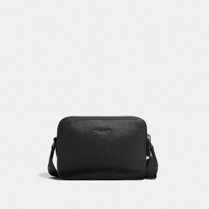 Női COACH® Charter 24 Crossbody Táska Fekete Réz | HUWND777