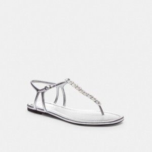 Női COACH® Jacqueline Szandál Titán | HUOKL351