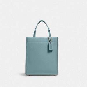 Női COACH® Mini Cashin Tote Olivazöld | HUQMY932