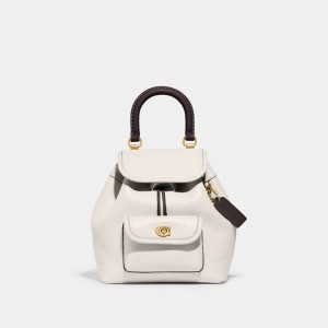 Női COACH® Riya 21 In Colorblock Hátizsák Színes | HUEBA721